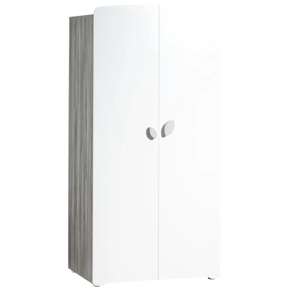 Chambre trio lit little big bed + commode + armoire leaf