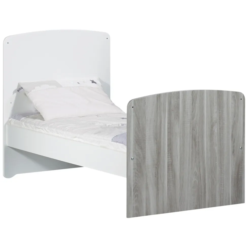 Chambre trio lit little big bed + commode + armoire leaf