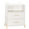 Chambre trio lit little big bed + commode + armoire joy naturel