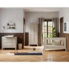 Chambre trio lit 70x140 + commode + armoire sable beige - collection milenne