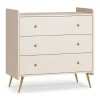 Chambre trio lunea beige lit 70x140 + commode + armoire 2 portes