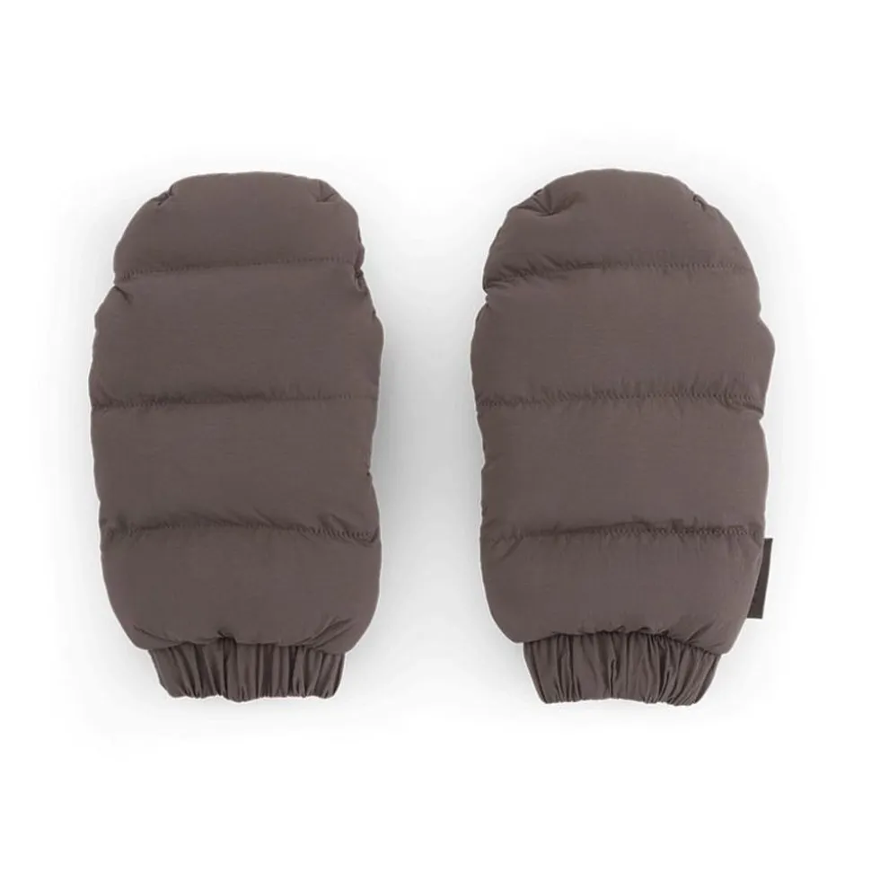 Chancelière et moufles pour poussette chestnut