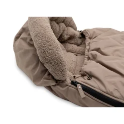 Chancelière hiver pour poussette embossed milky coffee