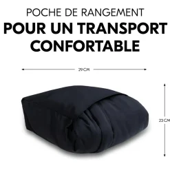 Chancelière hiver universelle black