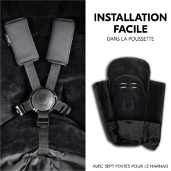Chancelière hiver universelle black