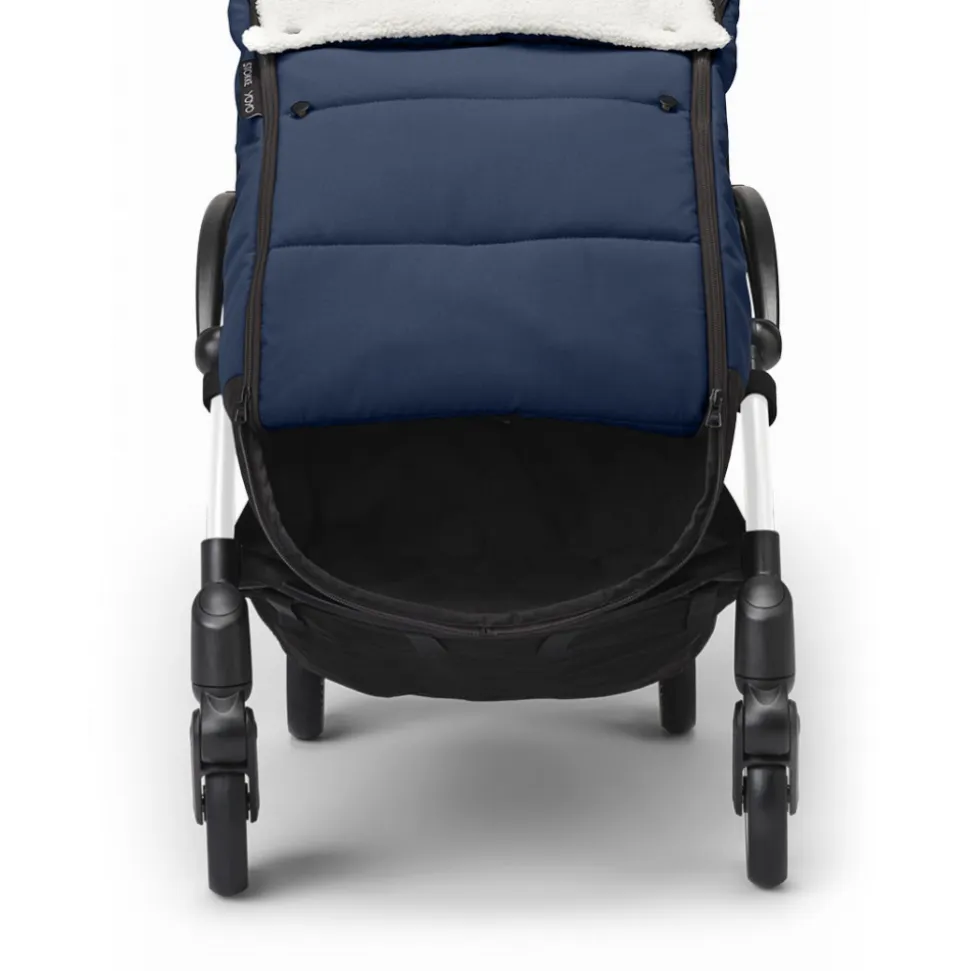 Chancelière pour poussette yoyo bleu marine