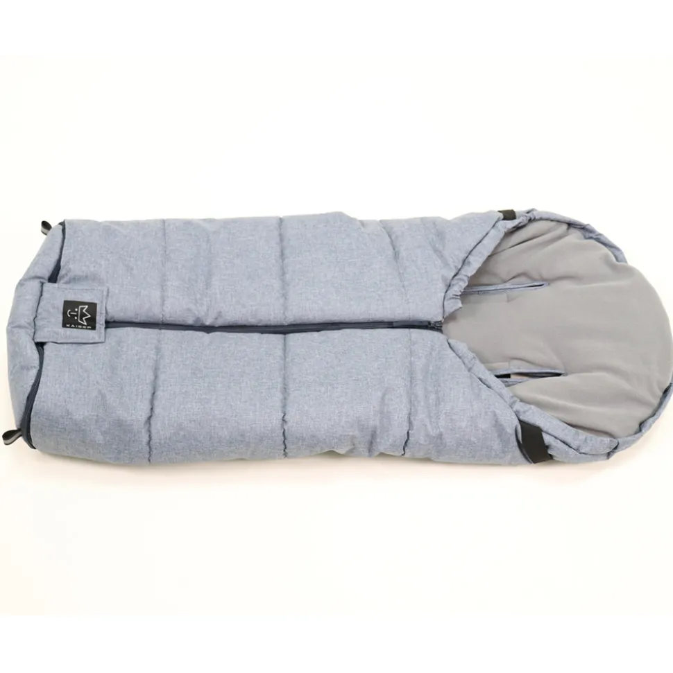 Chancelière poussette jooshi denim blue melange