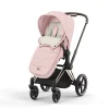 Chancelière poussette platinum peach pink