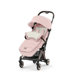 Chancelière poussette platinum peach pink