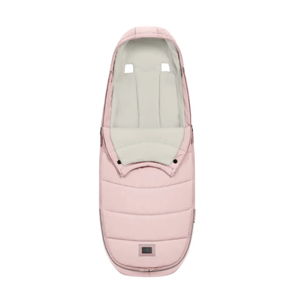 Chancelière poussette platinum peach pink
