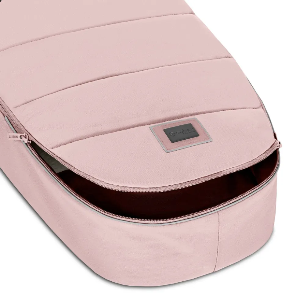 Chancelière poussette platinum peach pink