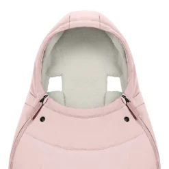 Chancelière poussette platinum peach pink