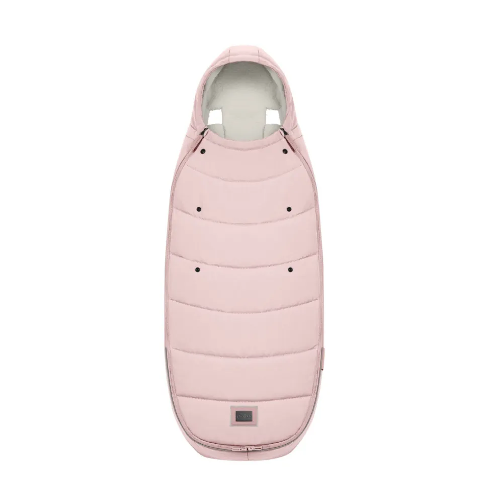 Chancelière poussette platinum peach pink