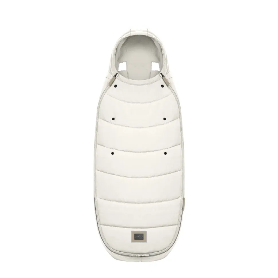 Chancelière poussette platinum off white