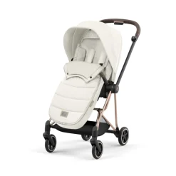 Chancelière poussette platinum off white
