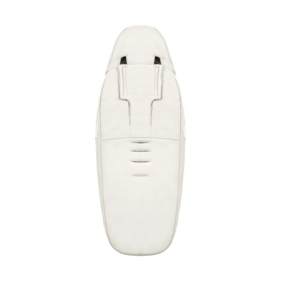 Chancelière poussette platinum off white