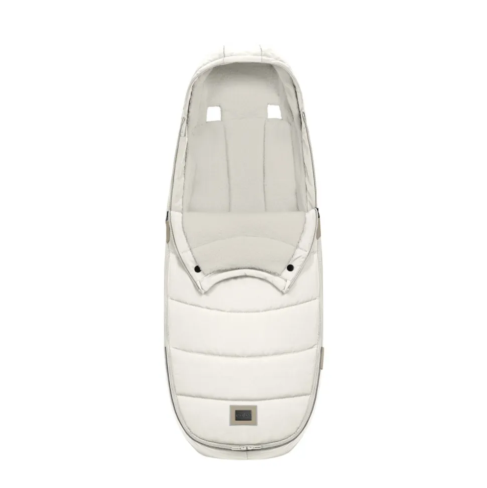 Chancelière poussette platinum off white
