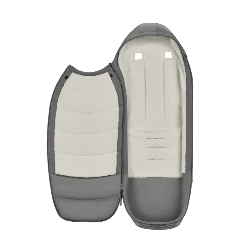 Chancelière poussette platinum mirage grey