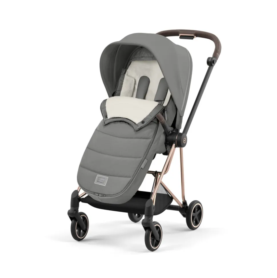Chancelière poussette platinum mirage grey