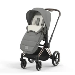 Chancelière poussette platinum mirage grey
