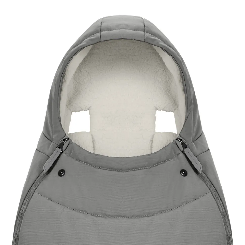 Chancelière poussette platinum mirage grey