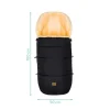 Chancelière universelle hiver - makalu lambskin black