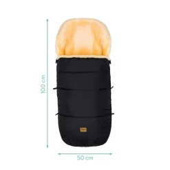 Chancelière universelle hiver - makalu lambskin black