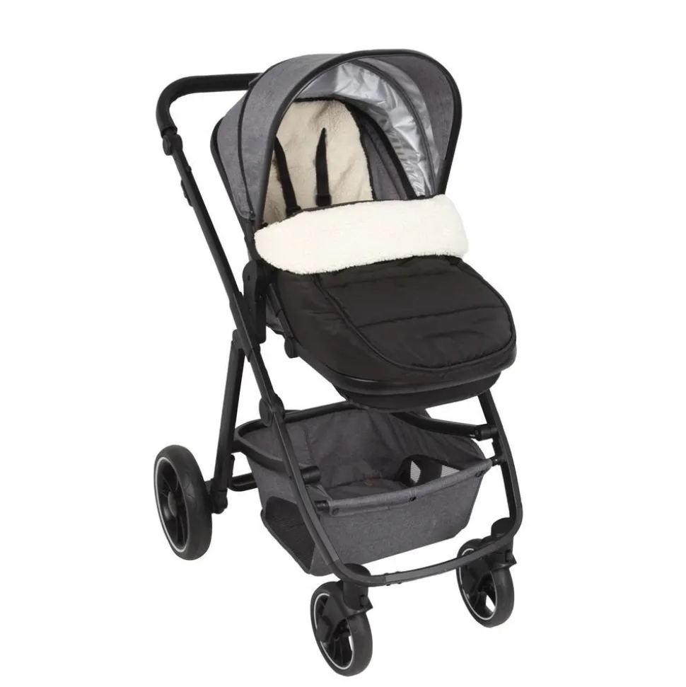 Chancelière universelle noire pour poussette