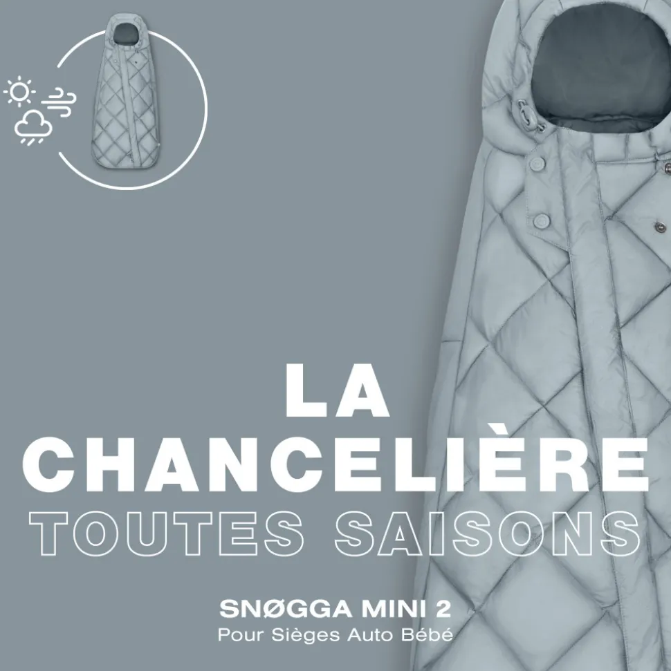 Chancelière universelle siège auto snogga mini 2 seashell beige