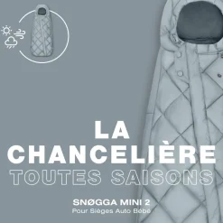 Chancelière universelle siège auto snogga mini 2 lava grey