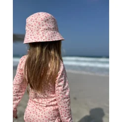Chapeau anti uv - 0-1 an léopard rose