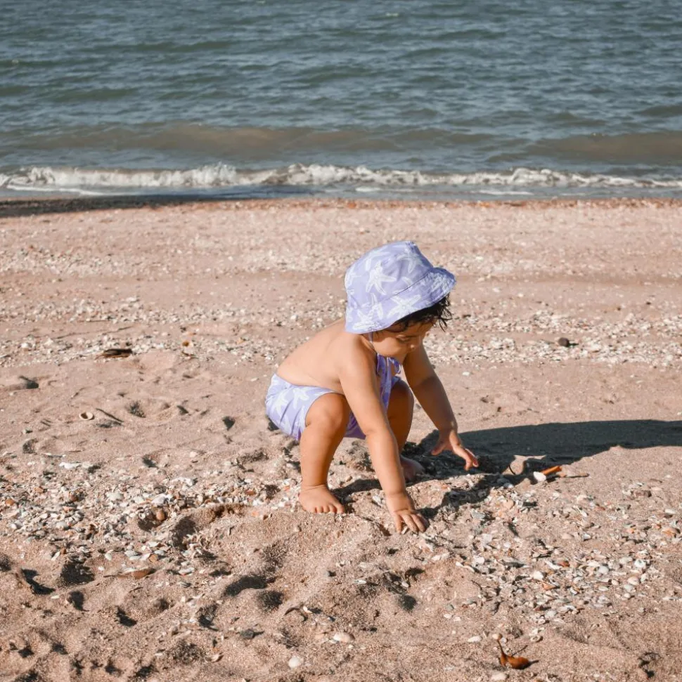 Chapeau anti uv - 0-1 an étoile de mer lila