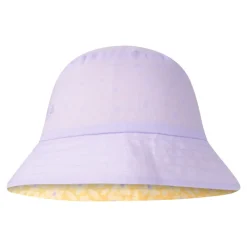 Chapeau anti uv réversible - 2-4 ans fleurs jaunes