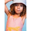 Chapeau anti uv réversible marguerite - 4-8 ans