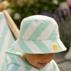 Chapeau bob vert