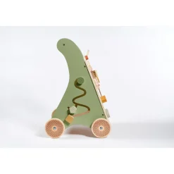 Chariot de marche en bois- boho chic