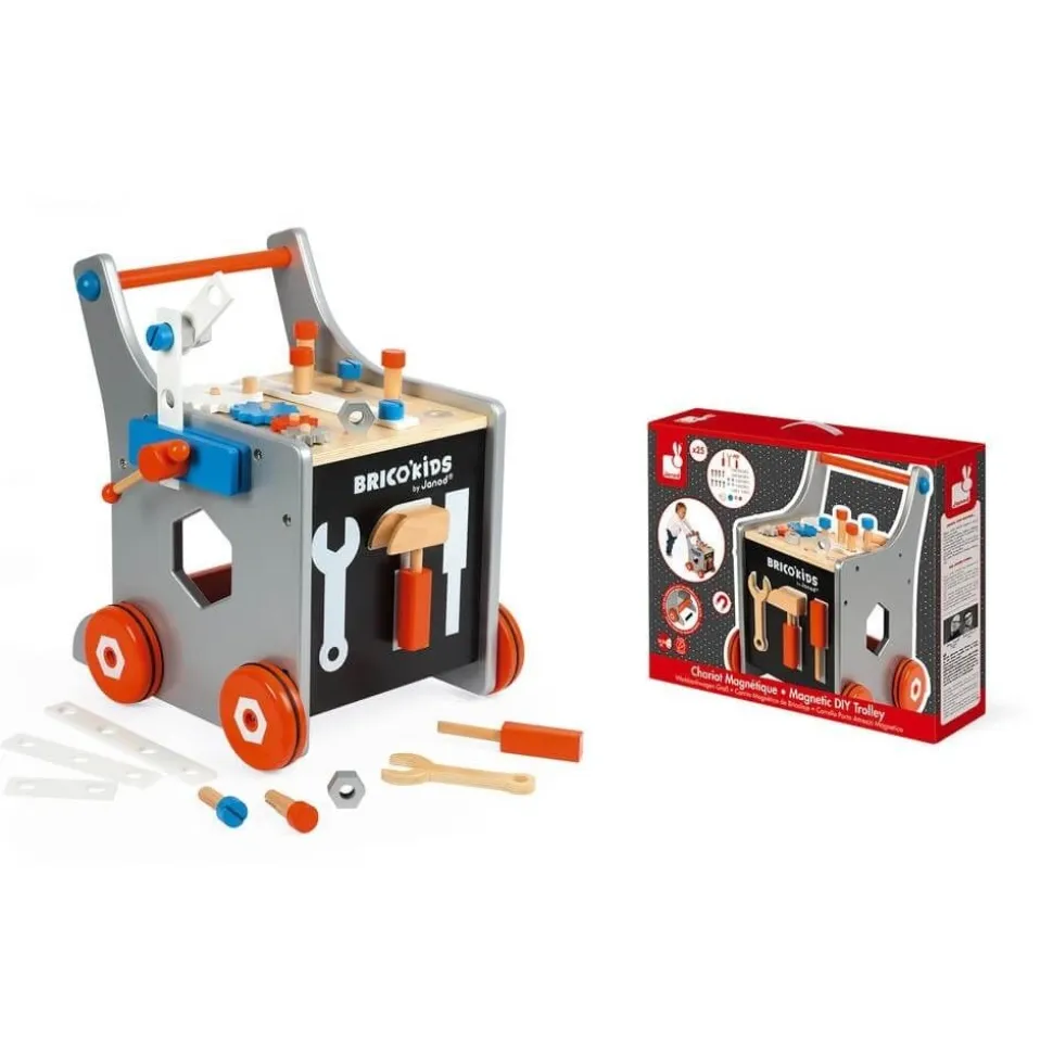 Chariot de marche magnétique brico'kids