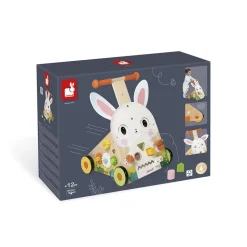 Chariot de marche multi-activités lapin