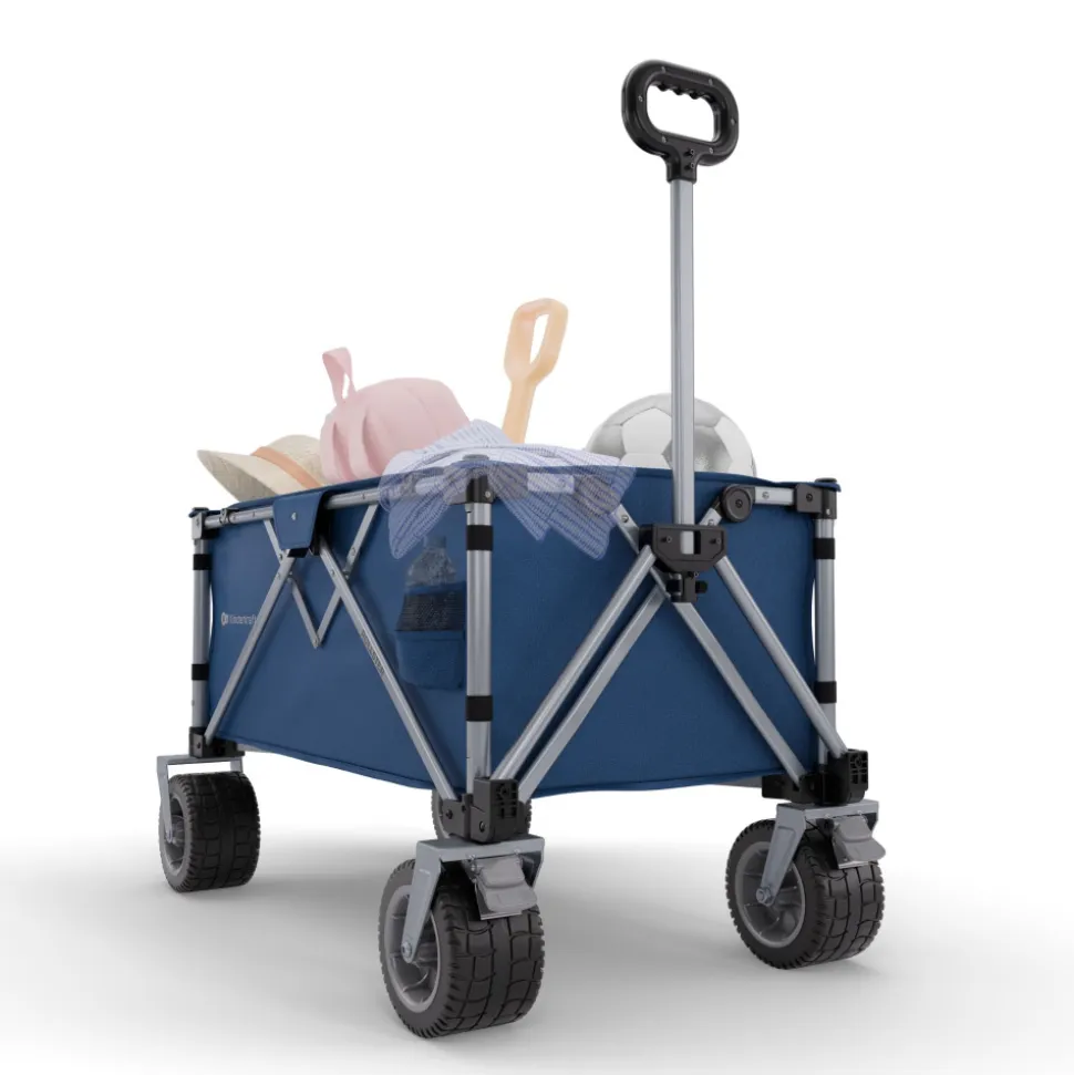 Chariot de transport pliable rollster bleu