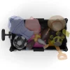 Chariot de transport pliable rollster noir