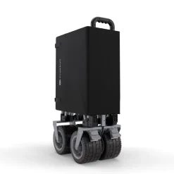 Chariot de transport pliable rollster noir