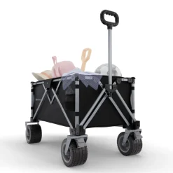 Chariot de transport pliable rollster noir