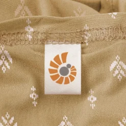 Écharpe de portage aura en tissu tricoté camel