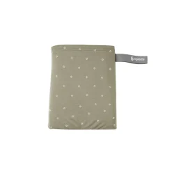 Écharpe de portage aura en tissu tricoté olive diamonds