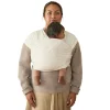 Écharpe de portage aura en tissu tricoté crème