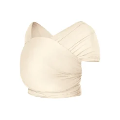 Écharpe de portage aura en tissu tricoté crème