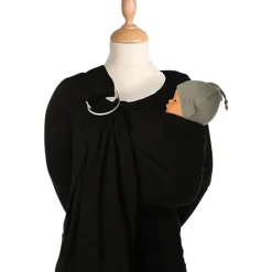 Écharpe de portage sling black beans