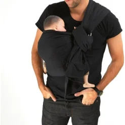 Écharpe de portage sling black beans