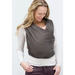 Écharpe de portage tricot-slen bio moon mist grey