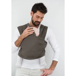Écharpe de portage tricot-slen bio moon mist grey